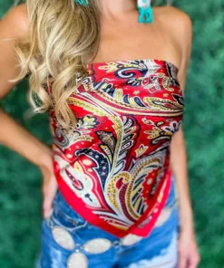 Rowdy Crowd Clothing Red Hondo Wild Rag