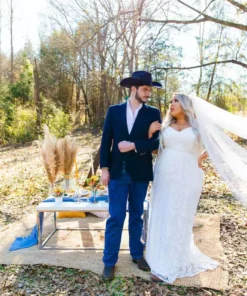 D & J Industries Bridal Shine Brighter Dress - White