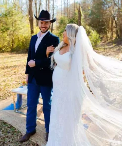 D & J Industries Bridal Shine Brighter Dress - White