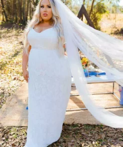 D & J Industries Bridal Shine Brighter Dress - White