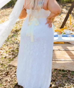 D & J Industries Bridal Shine Brighter Dress - White