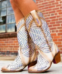 Alig Tannery New Arrivals Retro Cowgirl Boots