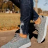 Mango Glitter Bomb Sneakers - Pewter