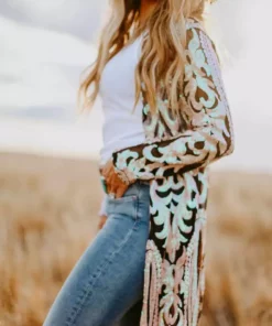 Dongguan Haohoo Clothing CO., Ltd PREORDER The Royal Sequin Duster - Bubblegum Pre-Orders