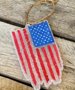 Southern Custom Designs American Flag Freshie
