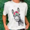 4B Custom Designs LLC Amy's Donkey Star T Shirt