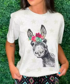 4B Custom Designs LLC Amy's Donkey Star T Shirt