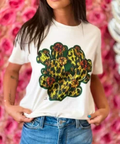 4B Custom Designs LLC Leopard Cactus T Shirt New Arrivals