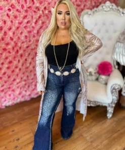 Dongguan Haohoo Clothing CO., Ltd PREORDER The Royal Sequin Duster - White And Gold Pre-Orders