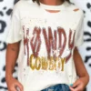 Raisin Arrows New Arrivals Howdy Cowboy Distressed T Shirt