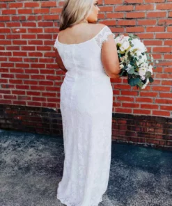 D & J Industries Adore You Dress - White