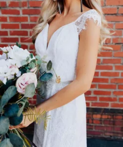 D & J Industries Adore You Dress - White