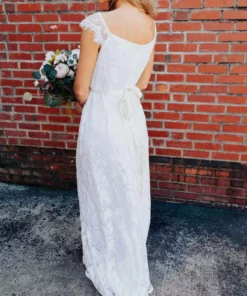 D & J Industries Adore You Dress - White