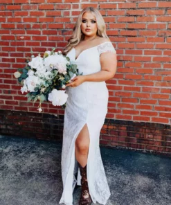 D & J Industries Adore You Dress - White