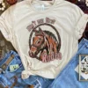 Miss Mud Pie Aint My First Rodeo Tee - Cream