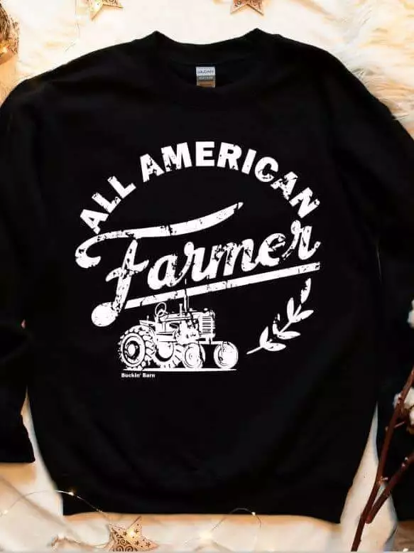 Buckin Barn All American Farmer Sweatshirt