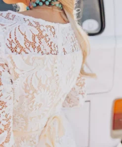 D & J Industries Always Be Mine Dress - White/Neutral