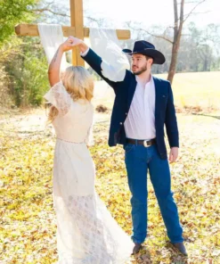 D & J Industries Angel Eyes Dress - Ivory Bridal