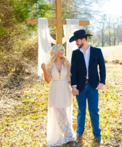 D & J Industries Angel Eyes Dress - Ivory Bridal