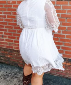 D & J Industries Sale! Anywhere With You Dress - White