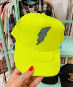 FayCo Accessories Neon Lightning Trucker Hat