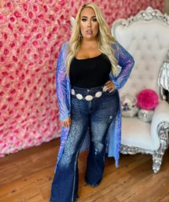 Dongguan Haohoo Clothing CO., Ltd PREORDER The Royal Sequin Duster - Unicorn