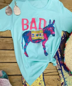 Miss Mud Pie Bad Ass Tee - Mint Clothing