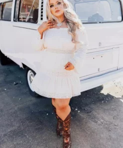 D & J Industries Better Together Dress - Ivory Bridal