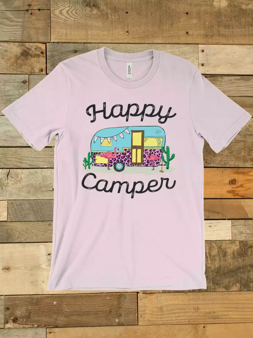 GTN Happy Camper T-shirt Clothing