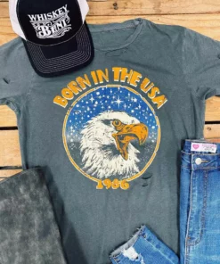 Country Deep Born In The USA Tee Tees