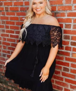 D & J Industries Bride Babes Dress - Black Sale!