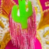 Southern Custom Designs Cactus Fringe Freshie Accessories