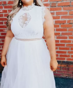 D & J Industries Call You Mine Dress - White