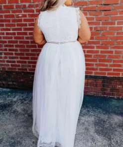 D & J Industries Call You Mine Dress - White