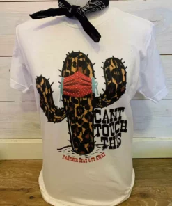 Bling-A-Gogo Can't Touch This Tee - White