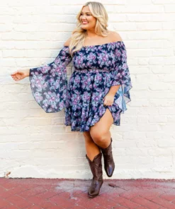 Southern Fried Chics Dresses Concert Ready — Floral Western Dress