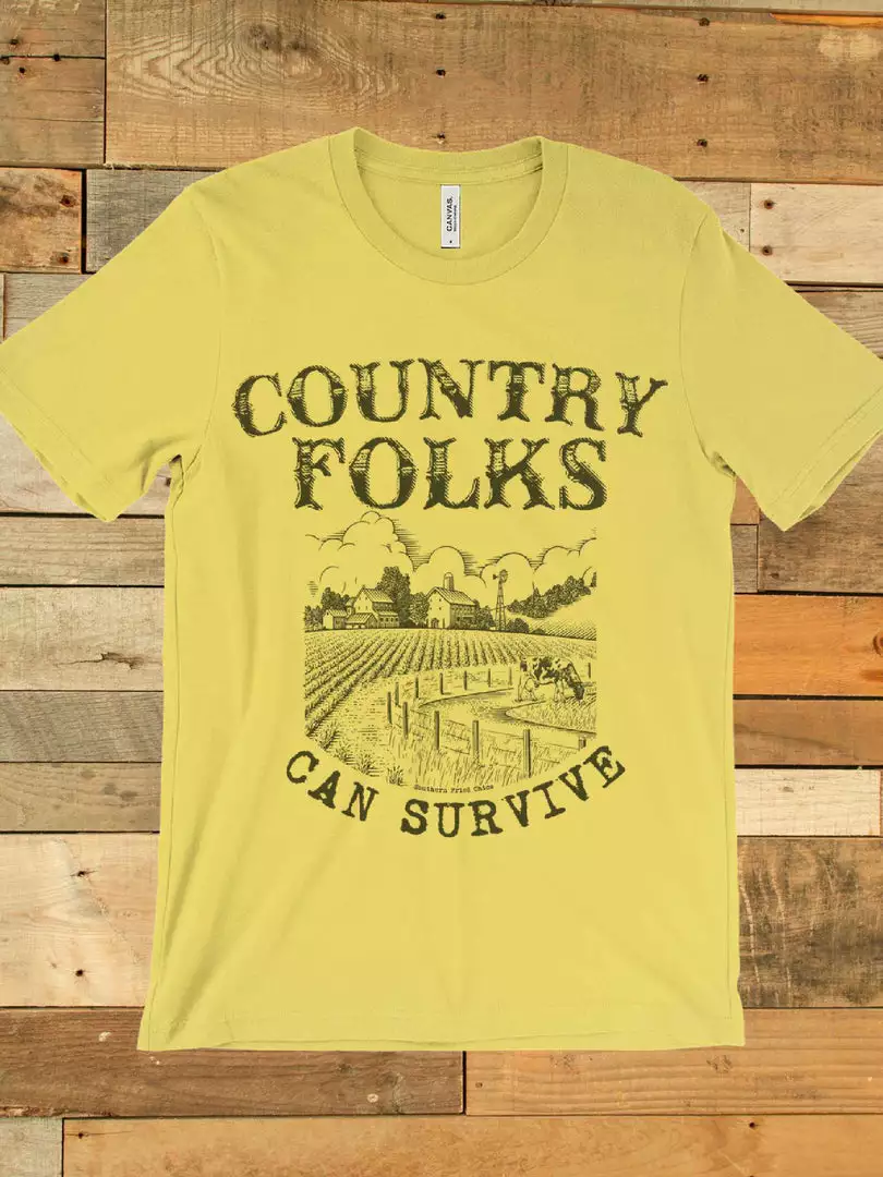 GTN Country Folks Can Survive Tee