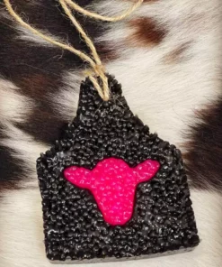 Buckin Baby Wholesale Cow Tag Freshie