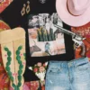 Rowdy Crowd Clothing Cowboy Collage Tee