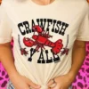 Miss Mud Pie Clothing Crawfish Yall Tee - Cream