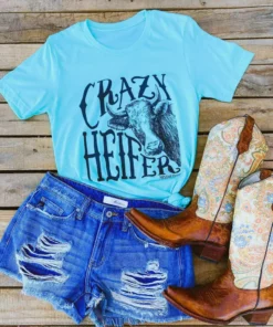 Miss Mud Pie Tees Crazy Heifer Tee