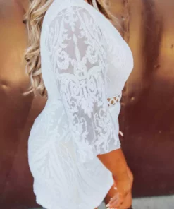 D & J Industries Dance With You Dress - White