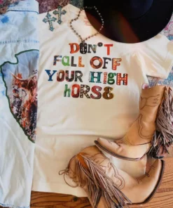 Raisin Arrows Dont Fall Off Your High Horse Tee Clothing