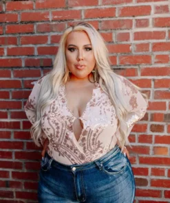 D & J Industries Co., LTD. Enchanted Nights Bodysuit - Rose Gold Tops