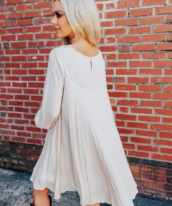 D & J Industries Sale! Every Little Thing Dress - Ivory