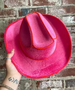 Western Fashion, Inc Cowboy Hat - LED - Fuchsia