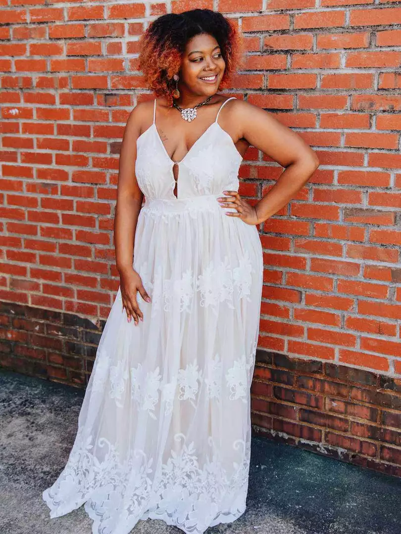 D & J Industries Feel Like A Lady Dress - Ivory