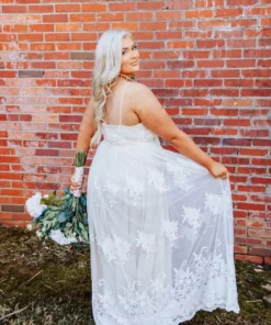 D & J Industries Feel Like A Lady Dress - Ivory