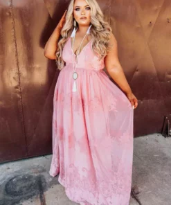 D & J Industries Sale! Feel Like A Lady Dress - Mauve