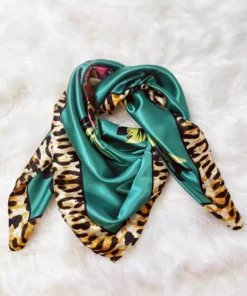 Rowdy Crowd Clothing Fiesty Floral Wild Rag - Emerald